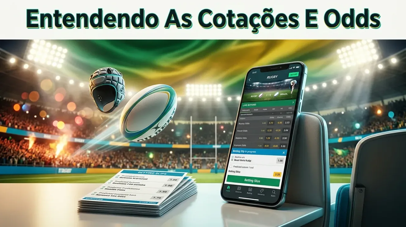 Placar de rugby e odds para entender cotações.