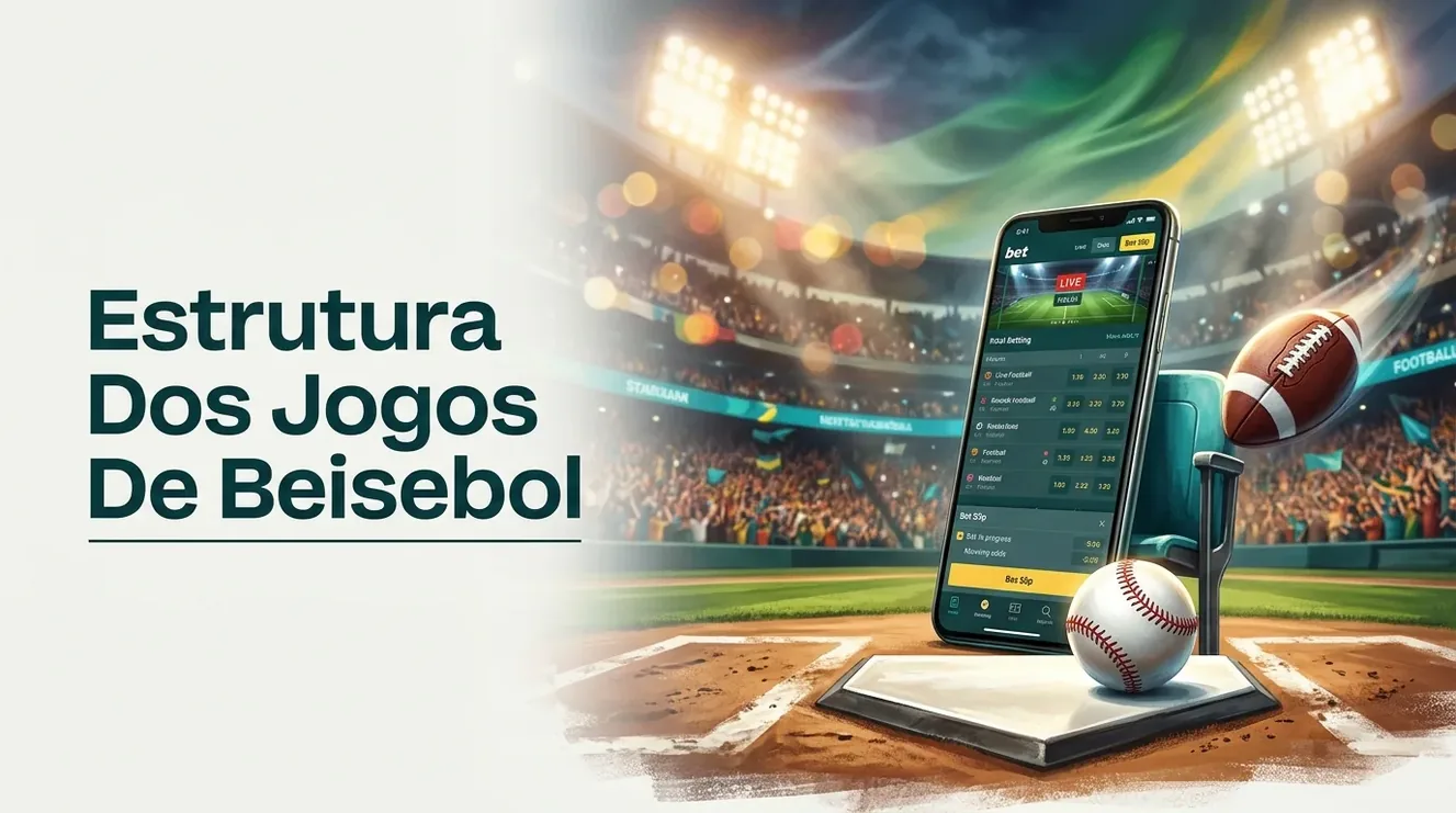 Home plate e bola de beisebol, estrutura dos jogos